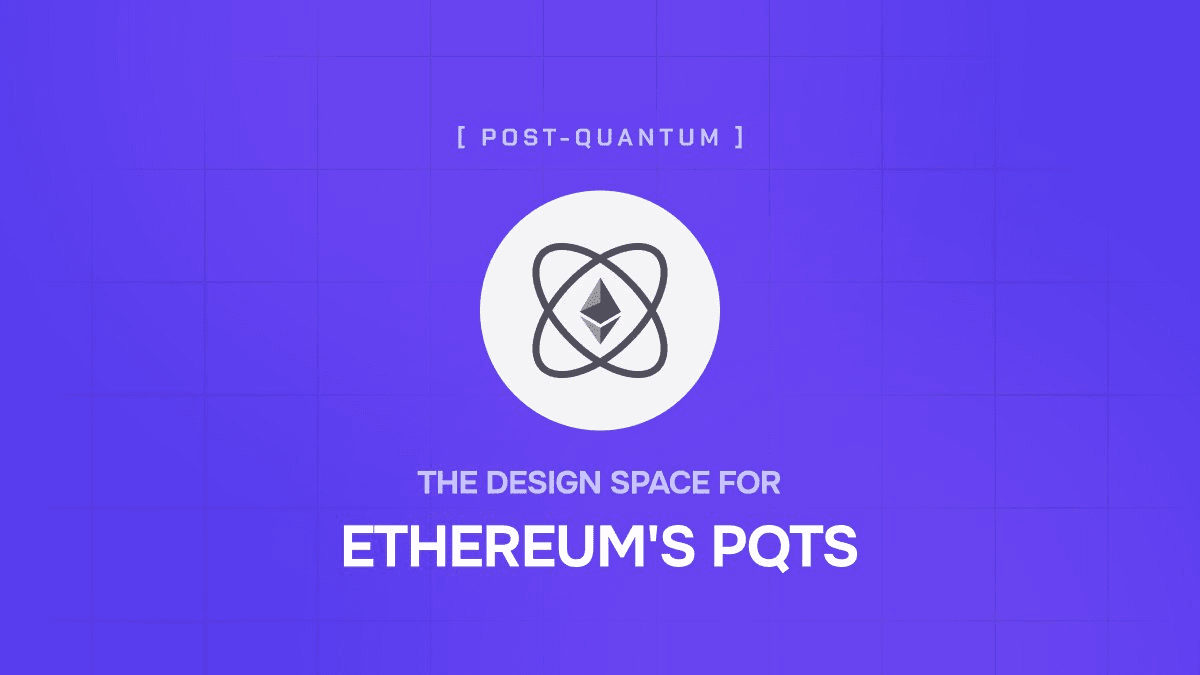 The design space for Ethereum's post-quantum transaction signatures